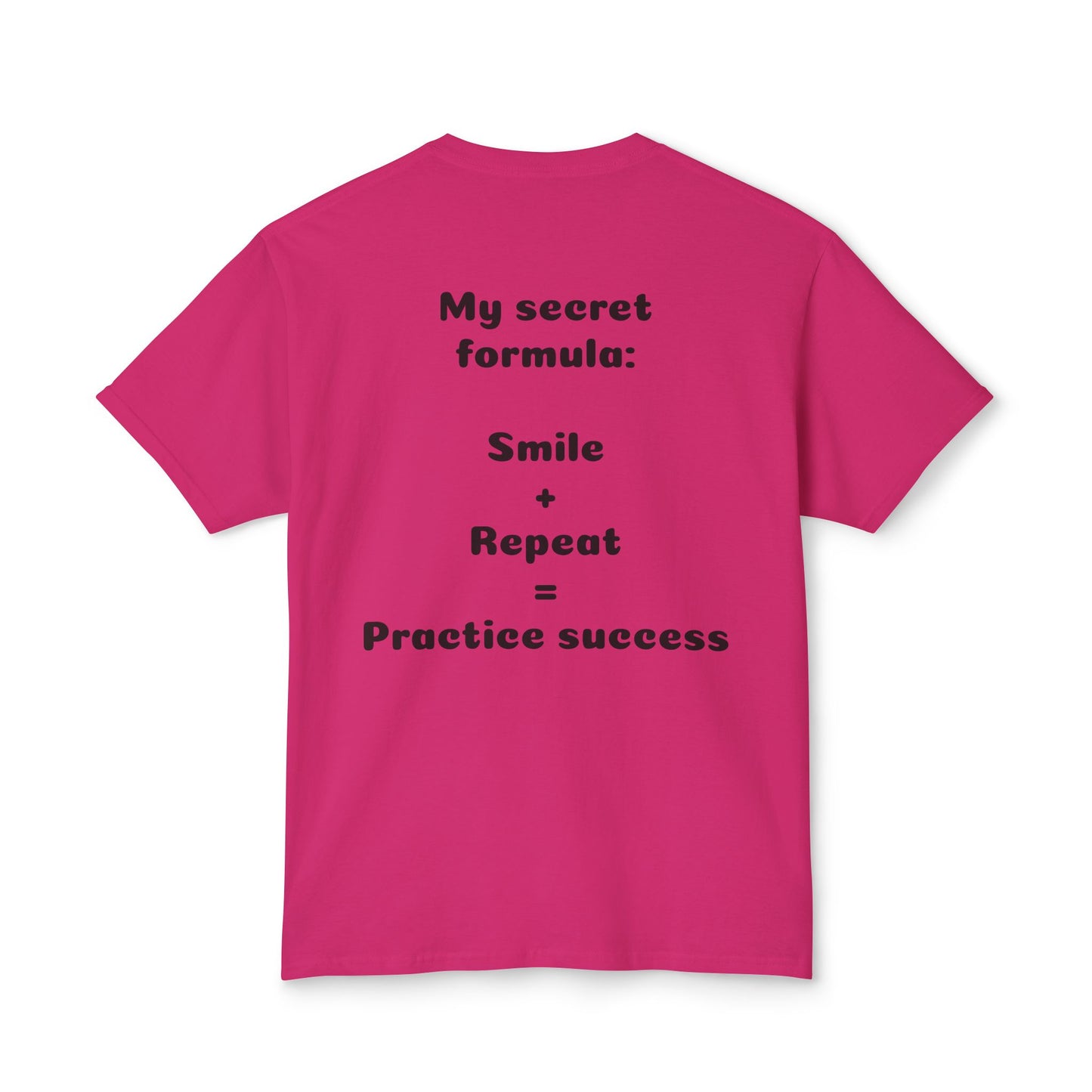 Unisex Motivational T-Shirt - "Smile! Repeat! Practice!" - 3