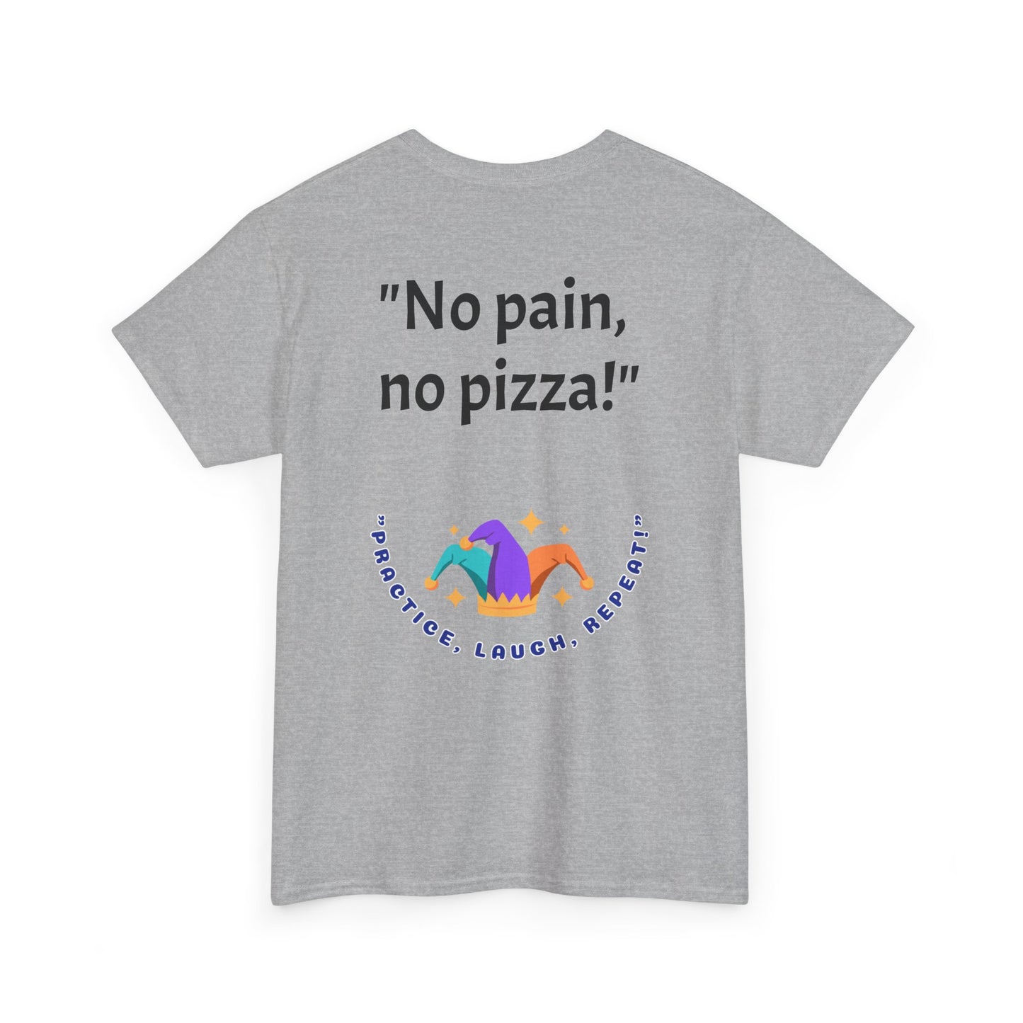 Funny Men's Polyester Tee, Humorous Graphic T-Shirt, Joke Tee, Sarcastic Shirt, Laugh Tshirt, Gift for Him - 'Practice, Laugh, Repeat'