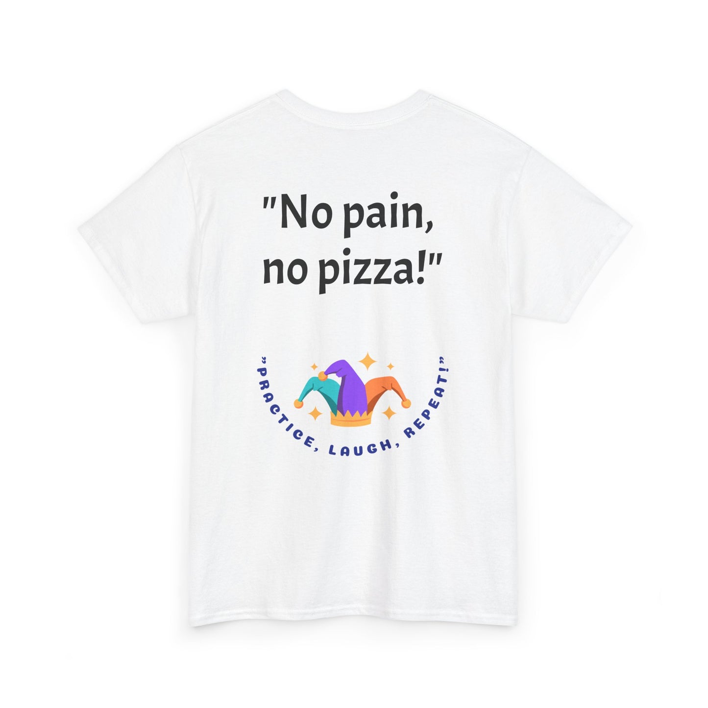 Funny Men's Polyester Tee, Humorous Graphic T-Shirt, Joke Tee, Sarcastic Shirt, Laugh Tshirt, Gift for Him - 'Practice, Laugh, Repeat'