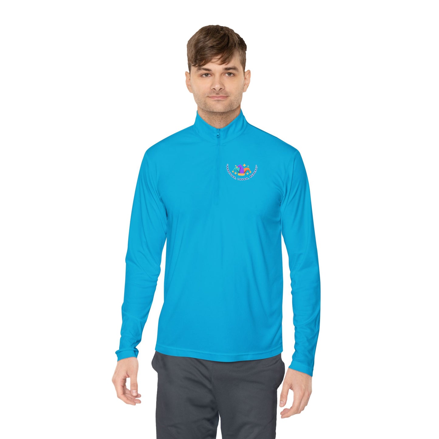 Unisex Quarter-Zip Pullover - Practice, Laugh, Repeat