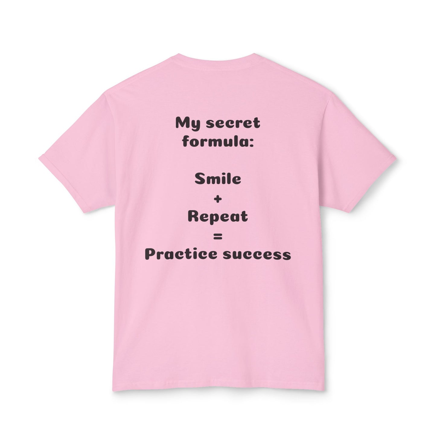 Unisex Motivational T-Shirt - "Smile! Repeat! Practice!" - 3