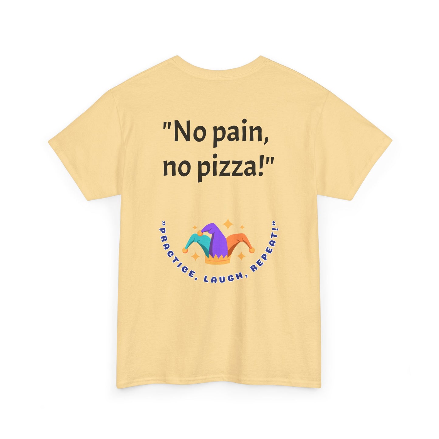 Funny Men's Polyester Tee, Humorous Graphic T-Shirt, Joke Tee, Sarcastic Shirt, Laugh Tshirt, Gift for Him - 'Practice, Laugh, Repeat'