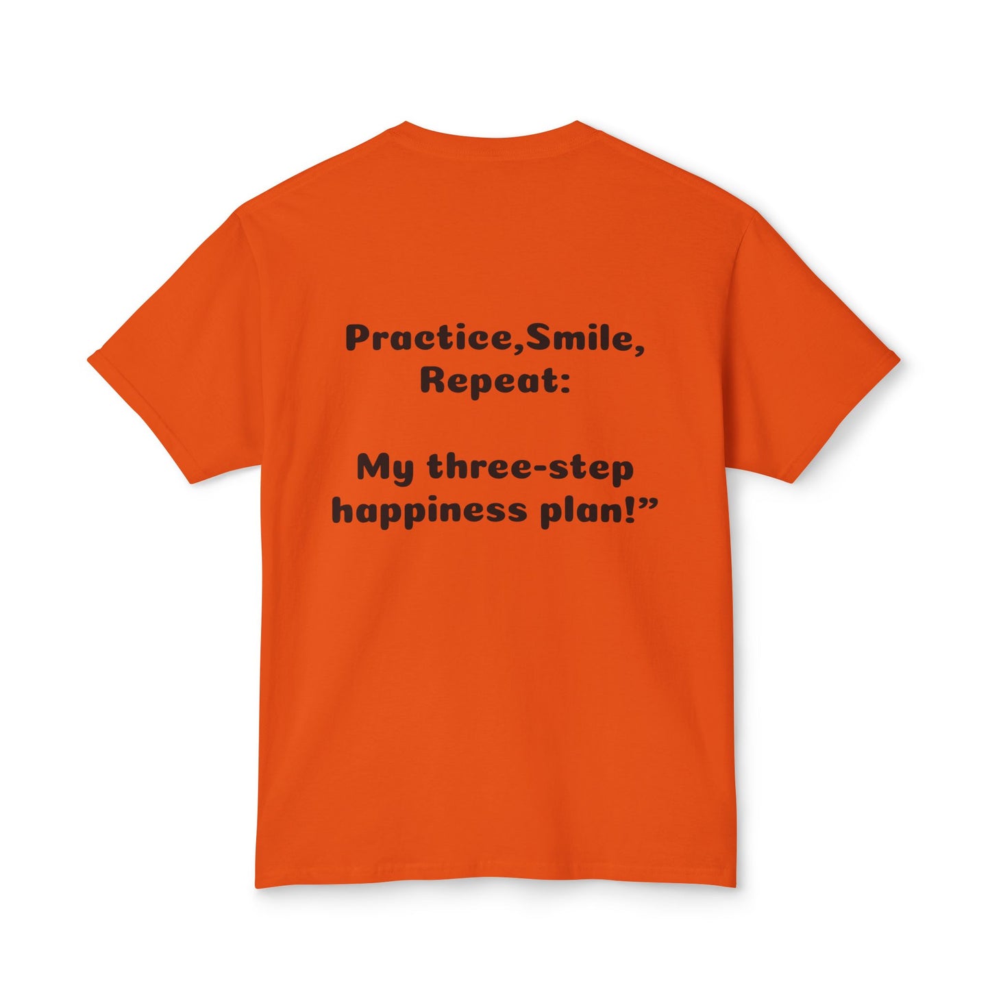 Unisex Motivational T-Shirt - "Smile! Repeat! Practice!" - 6
