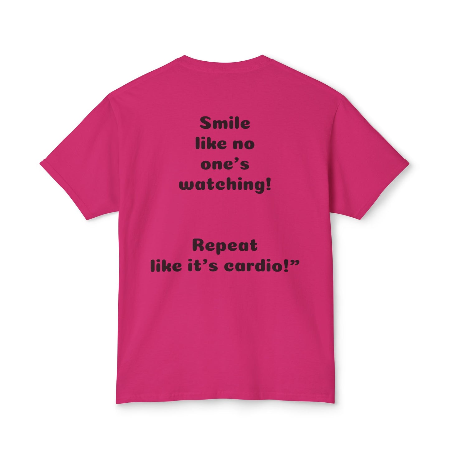 Unisex Motivational T-Shirt - "Smile! Repeat! Practice!" - 4