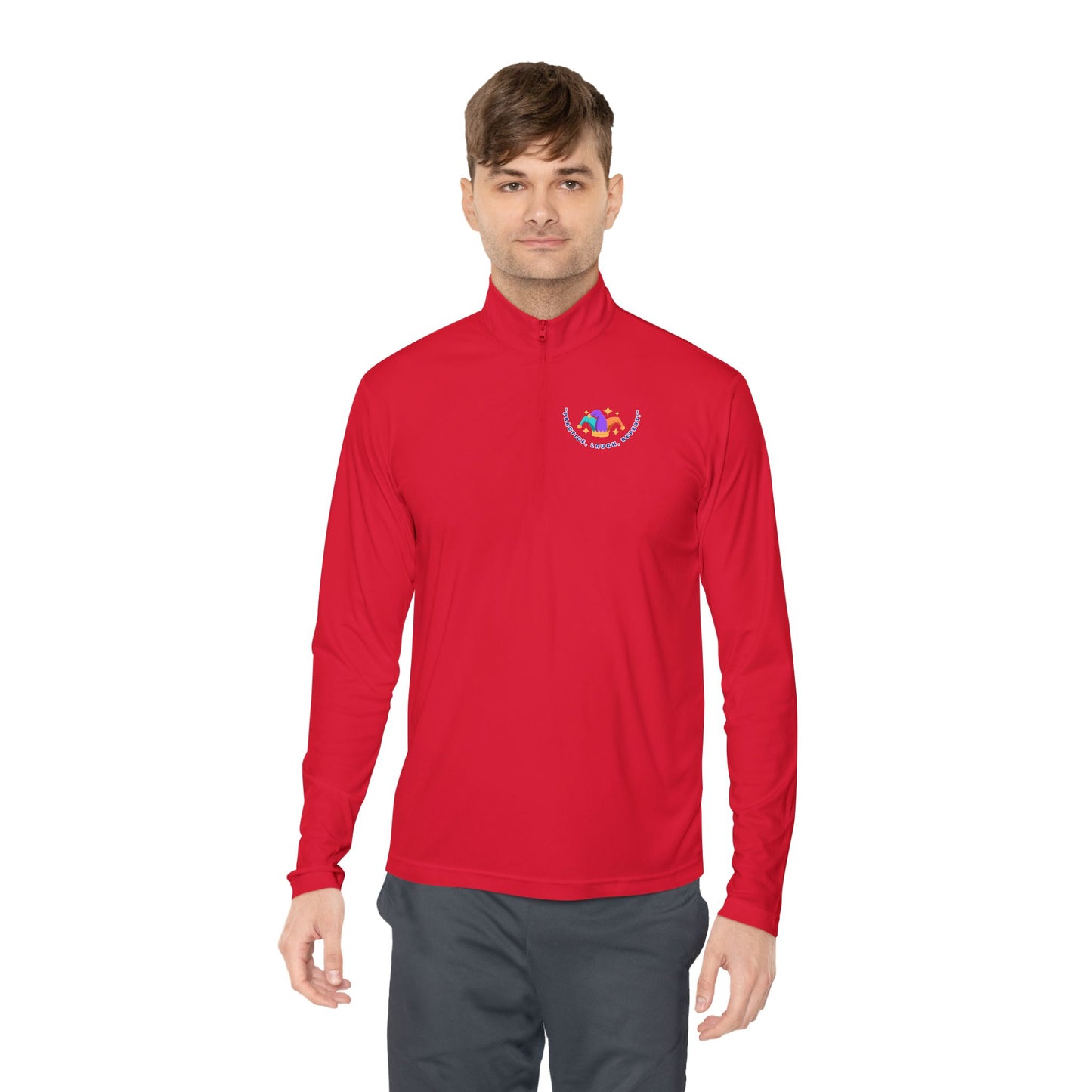 Unisex Quarter-Zip Pullover - Practice, Laugh, Repeat