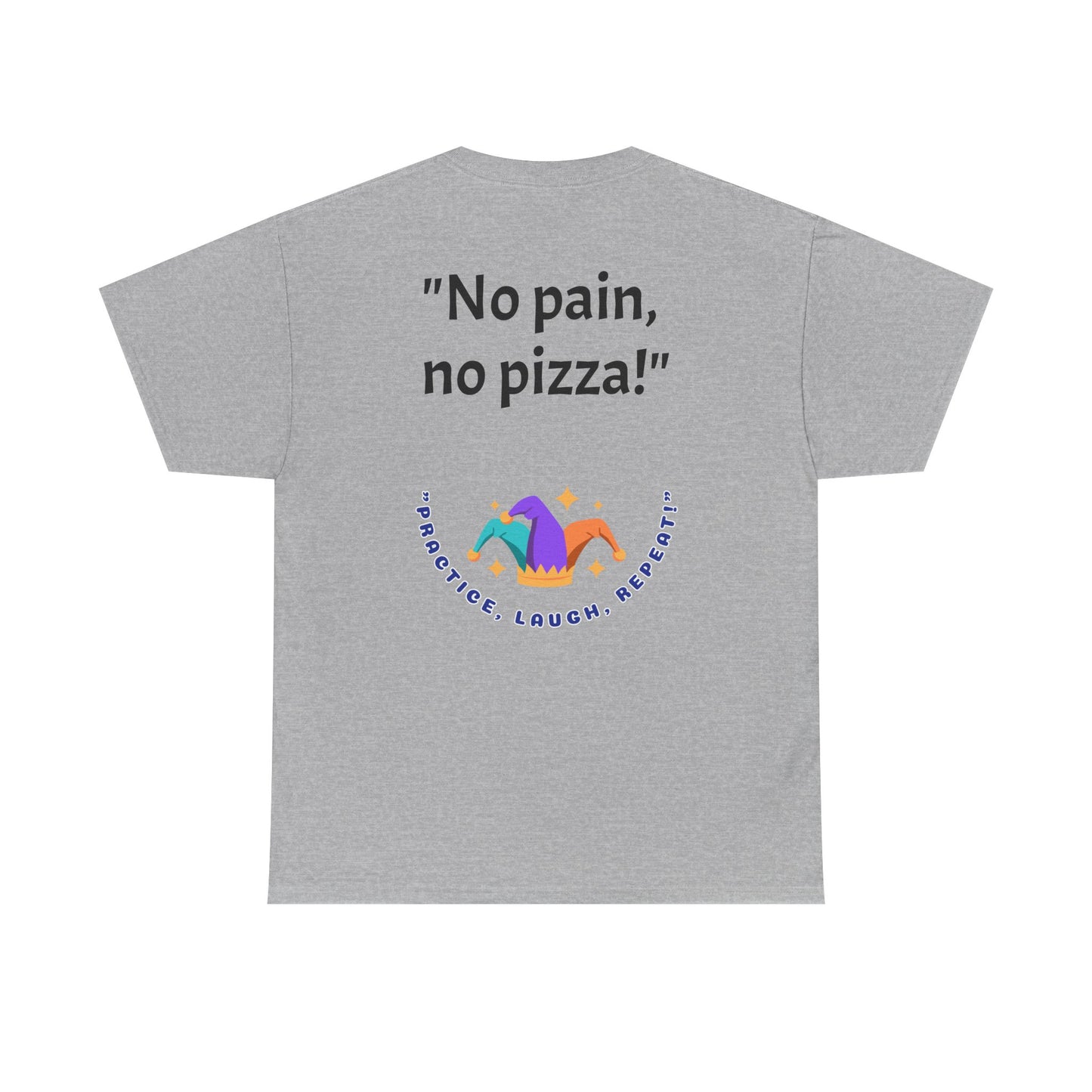 Funny Men's Polyester Tee, Humorous Graphic T-Shirt, Joke Tee, Sarcastic Shirt, Laugh Tshirt, Gift for Him - 'Practice, Laugh, Repeat'