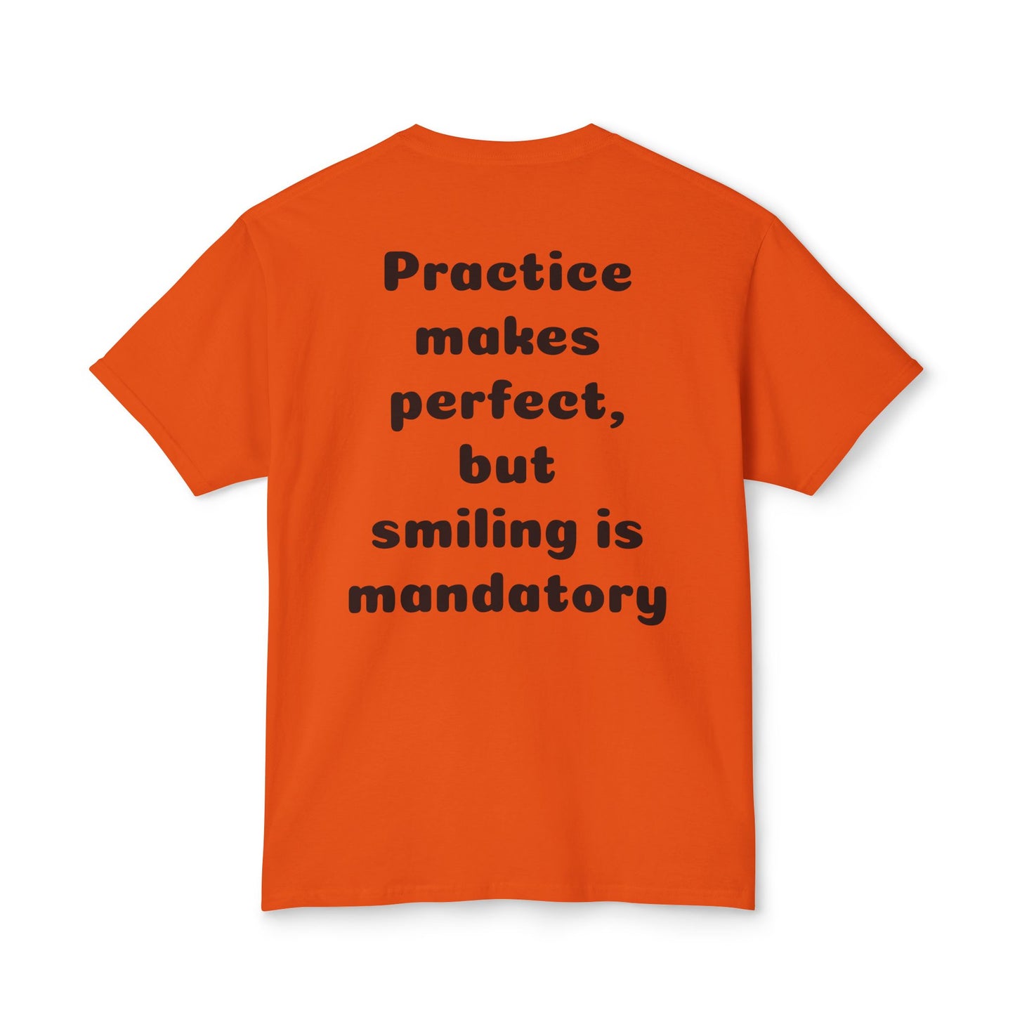 Unisex Motivational T-Shirt - "Smile! Repeat! Practice!" - 2