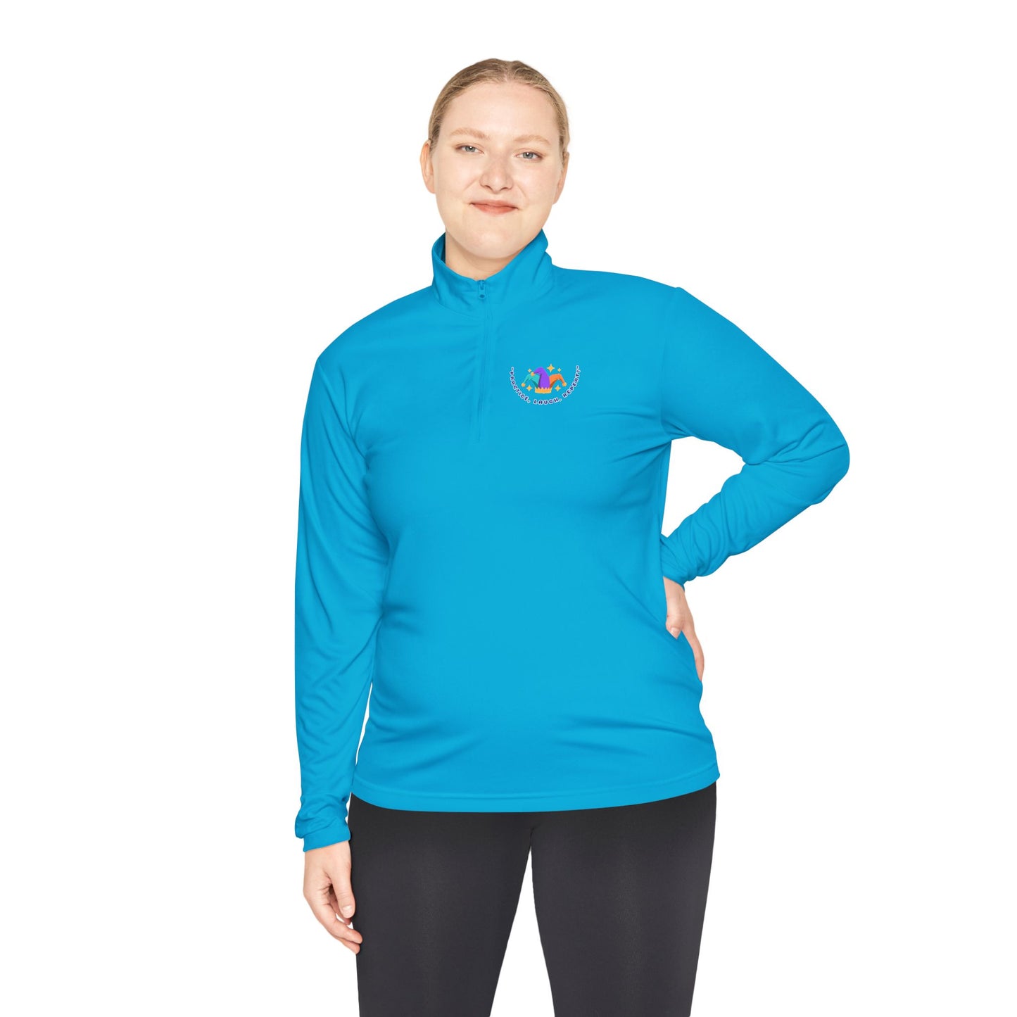 Unisex Quarter-Zip Pullover - Practice, Laugh, Repeat