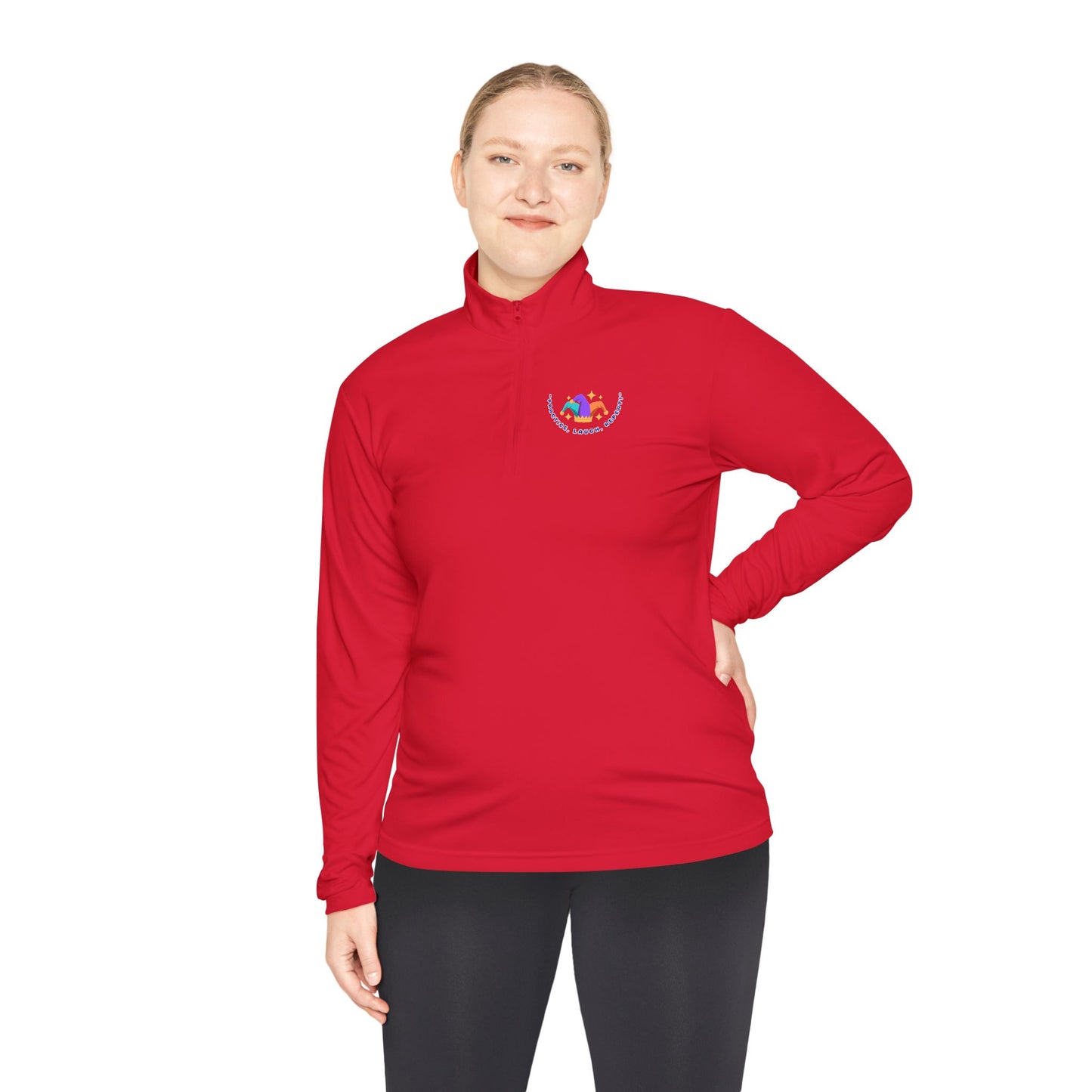 Unisex Quarter-Zip Pullover - Practice, Laugh, Repeat