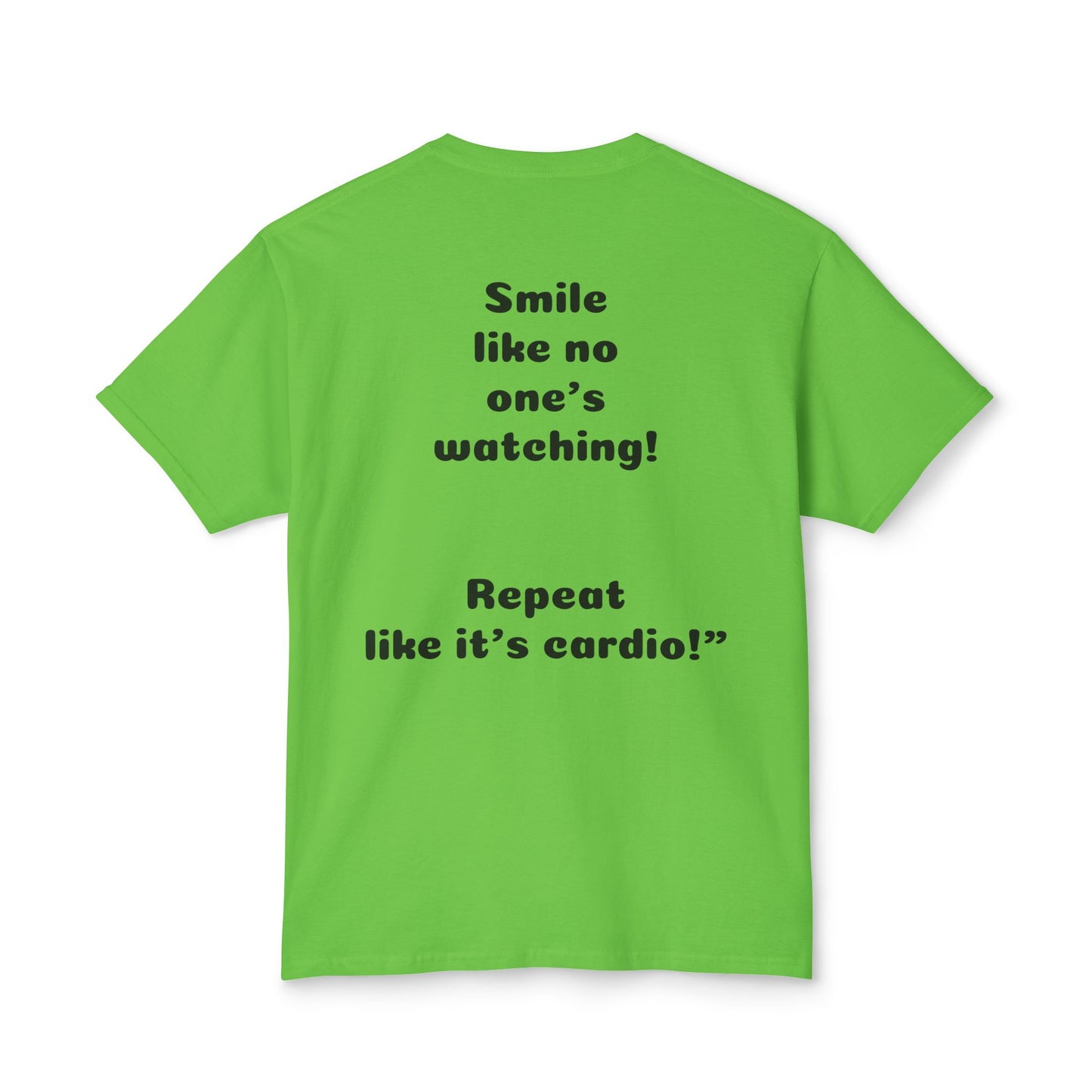 Unisex Motivational T-Shirt - "Smile! Repeat! Practice!" - 4