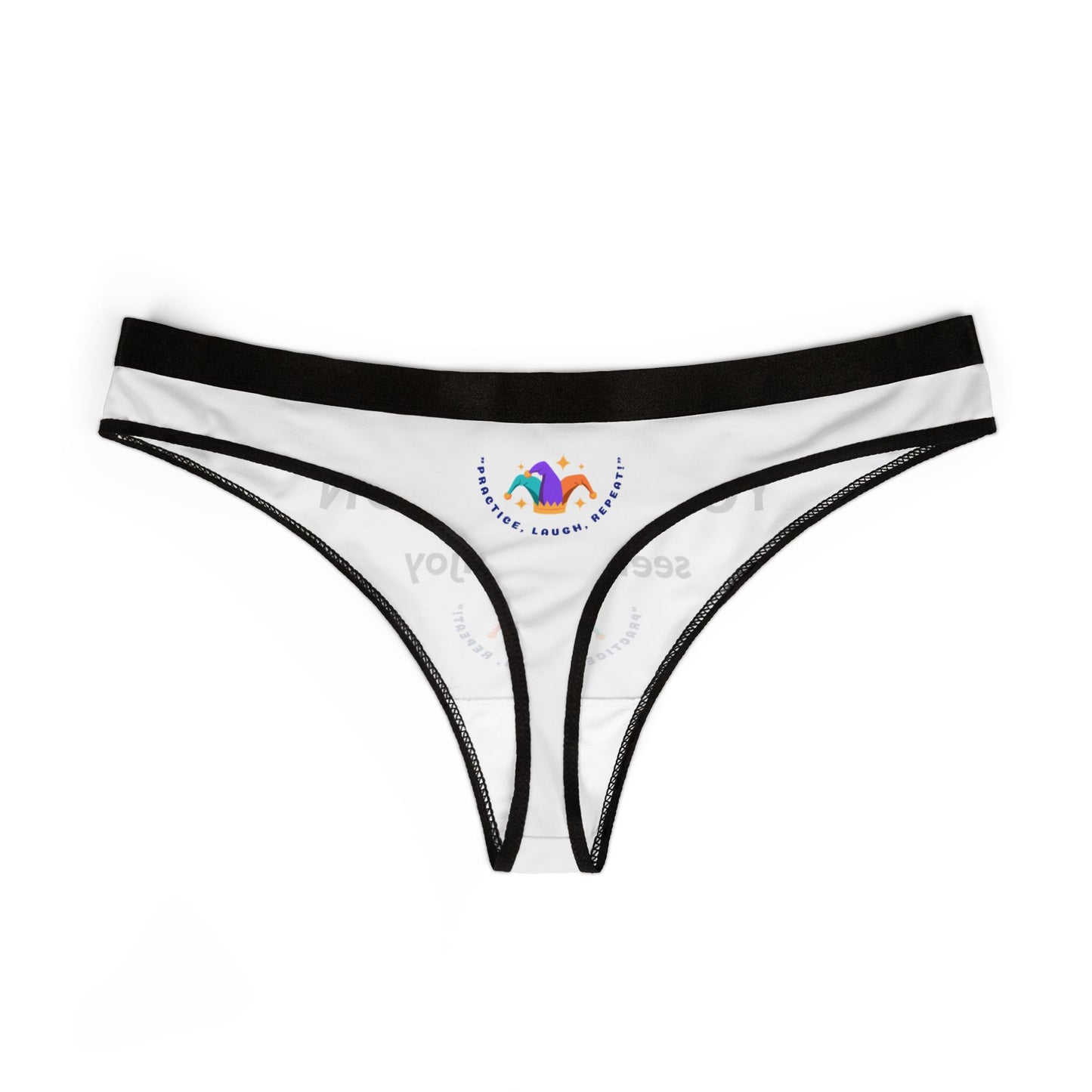 Your Mission Women's Thongs - Playful white Lingerie for Comfort and Confidence - 1