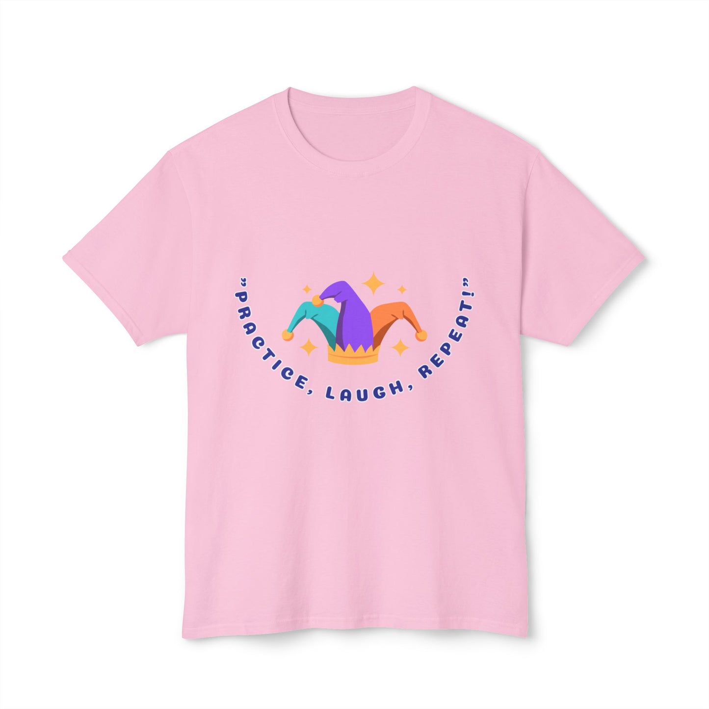 Unisex Motivational T-Shirt - "Smile! Repeat! Practice!" - 6