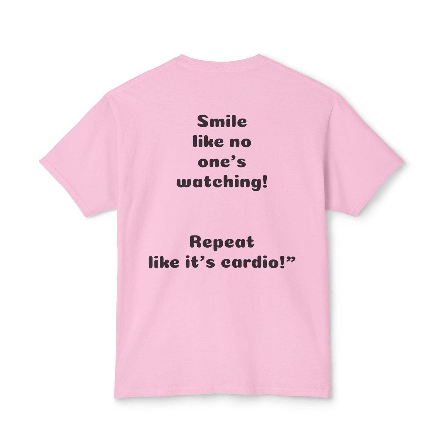 Unisex Motivational T-Shirt - "Smile! Repeat! Practice!" - 4