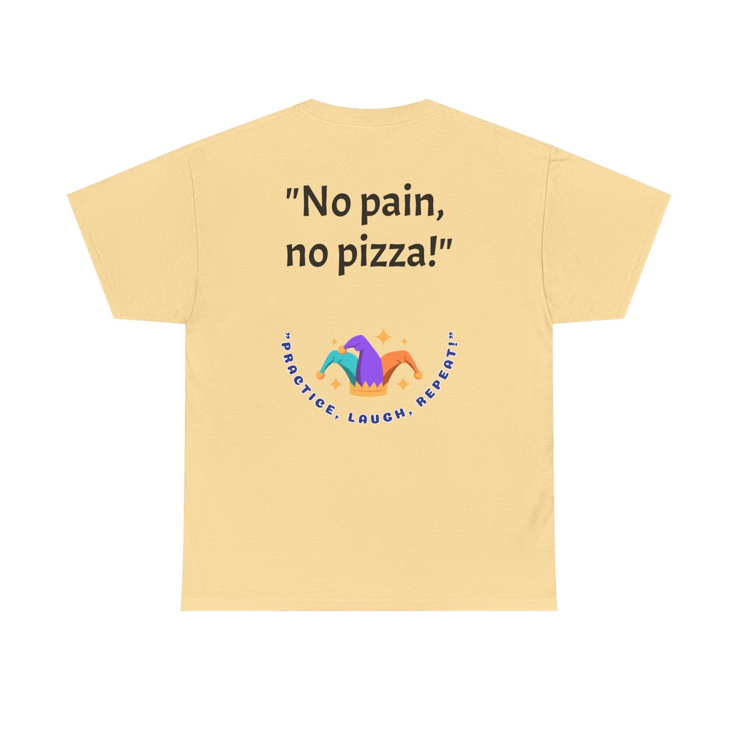 Funny Men's Polyester Tee, Humorous Graphic T-Shirt, Joke Tee, Sarcastic Shirt, Laugh Tshirt, Gift for Him - 'Practice, Laugh, Repeat'