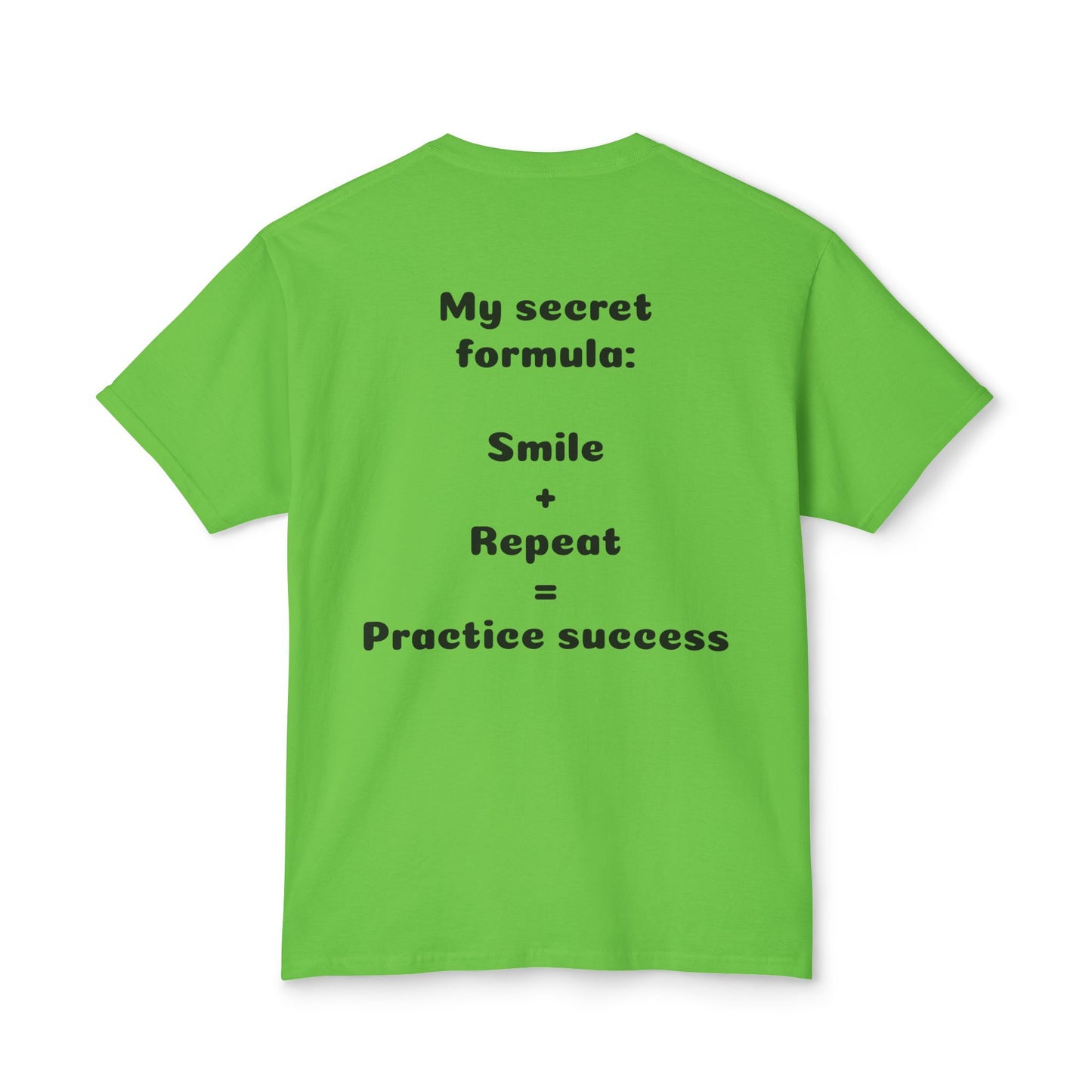 Unisex Motivational T-Shirt - "Smile! Repeat! Practice!" - 3