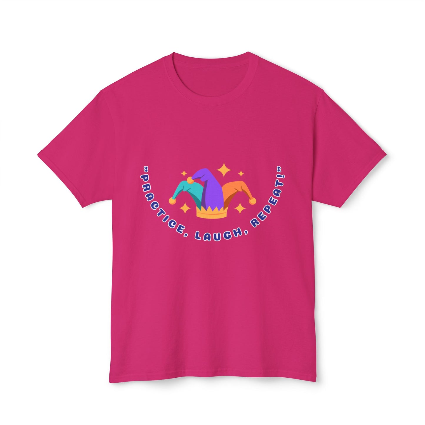 Unisex Motivational T-Shirt - "Smile! Repeat! Practice!" - 6