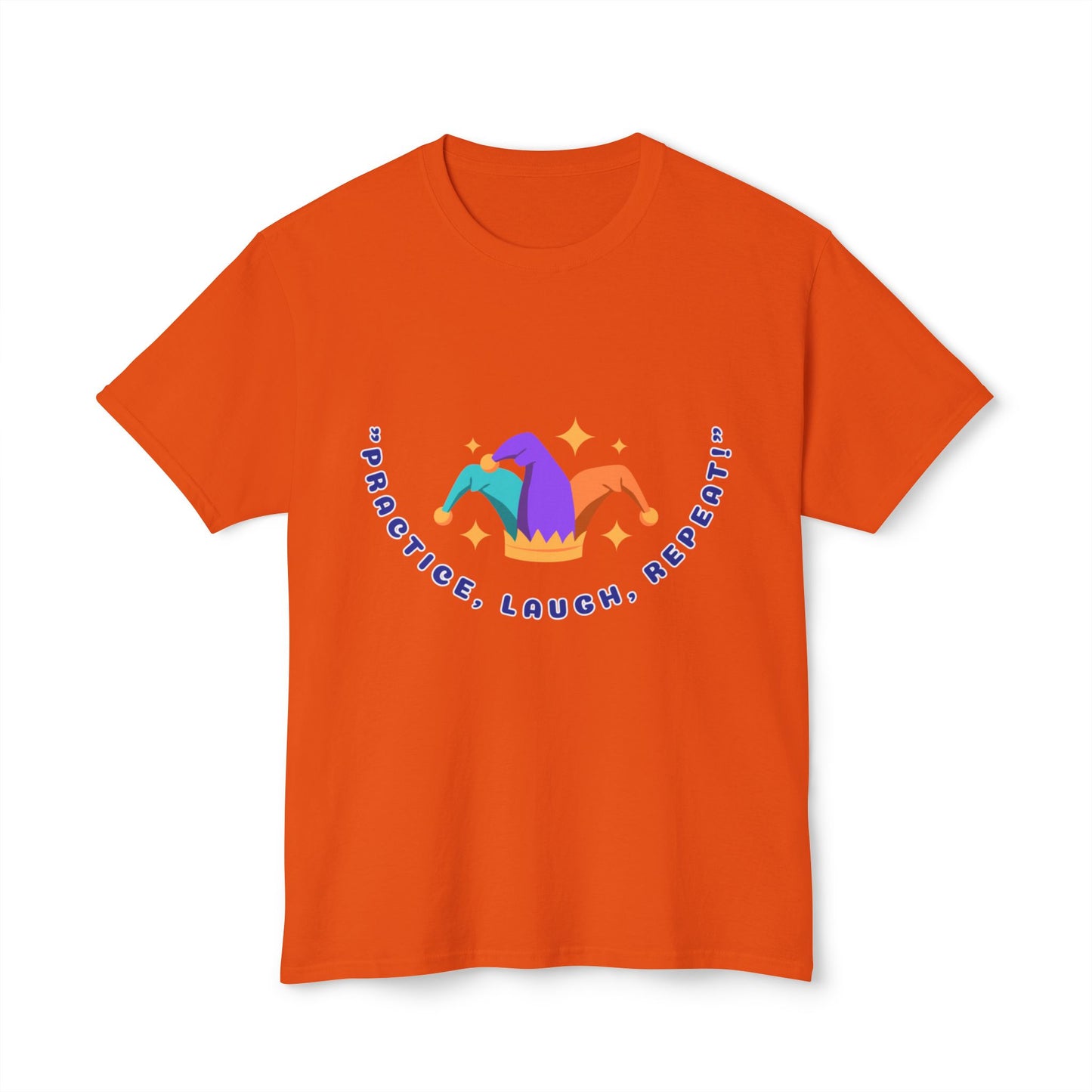 Unisex Motivational T-Shirt - "Smile! Repeat! Practice!" - 2