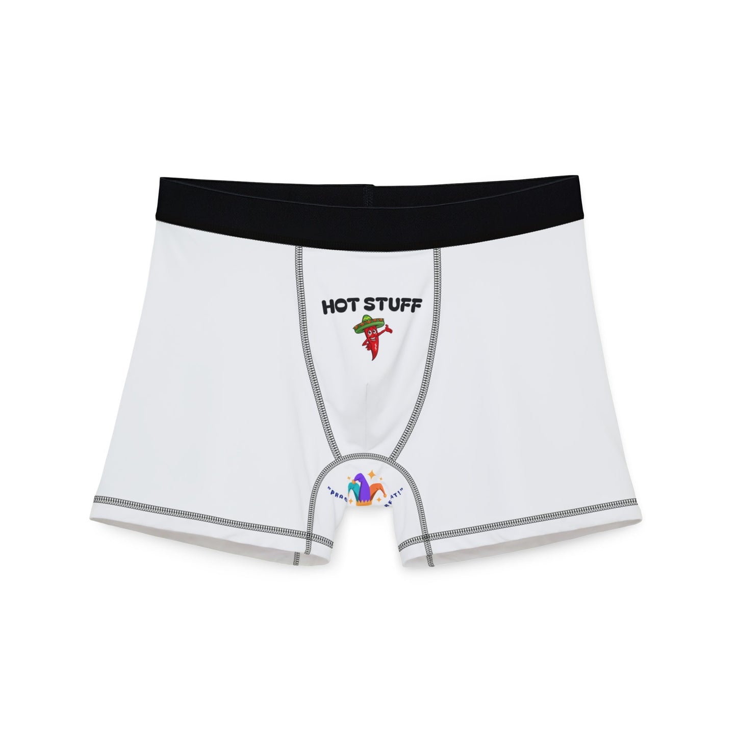 Funny Men's Boxers - "Hot stuff" Comfy Underwear for Everyday Wear