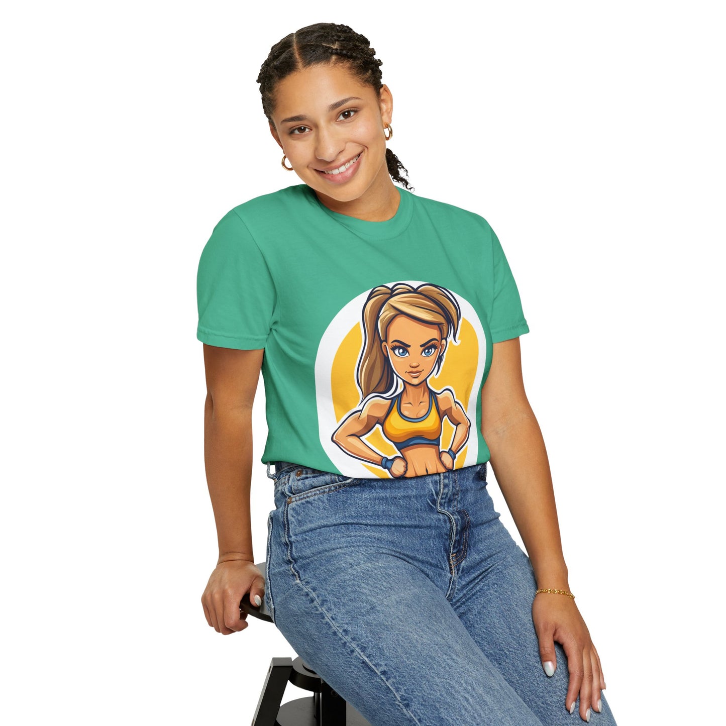 Cozy Cotton Tee for Her, Casual Women's Shirt, Soft Midweight Tee, Comfy Cotton Top, Everyday T-Shirt for Women - "Practice, Laugh, Repeat!" Motivational Graphic Tee