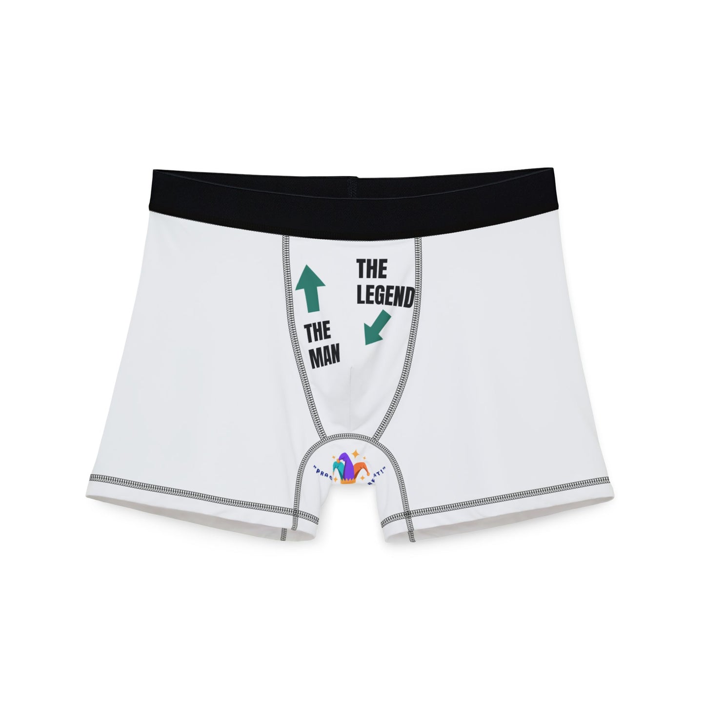Funny Men's Boxers - "The man / the legend" Comfy Underwear for Everyday Wear