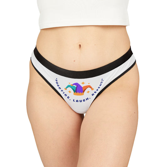 Practice, Laugh, Repeat Women's Thongs - Fun & Playful Loungewear