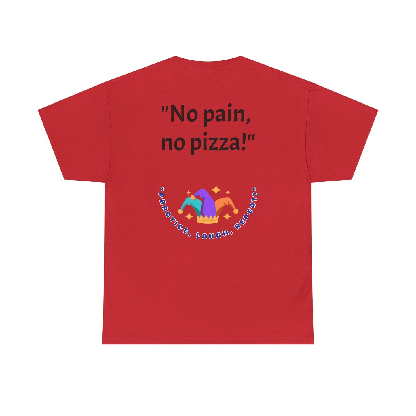 Funny Men's Polyester Tee, Humorous Graphic T-Shirt, Joke Tee, Sarcastic Shirt, Laugh Tshirt, Gift for Him - 'Practice, Laugh, Repeat'