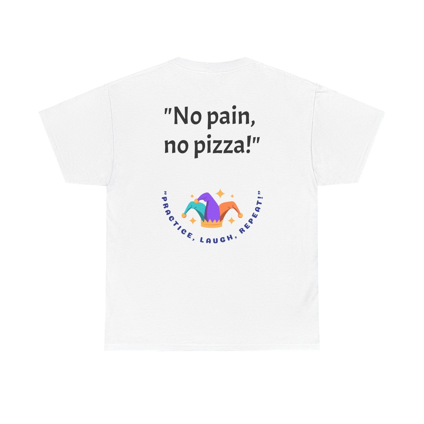 Funny Men's Polyester Tee, Humorous Graphic T-Shirt, Joke Tee, Sarcastic Shirt, Laugh Tshirt, Gift for Him - 'Practice, Laugh, Repeat'