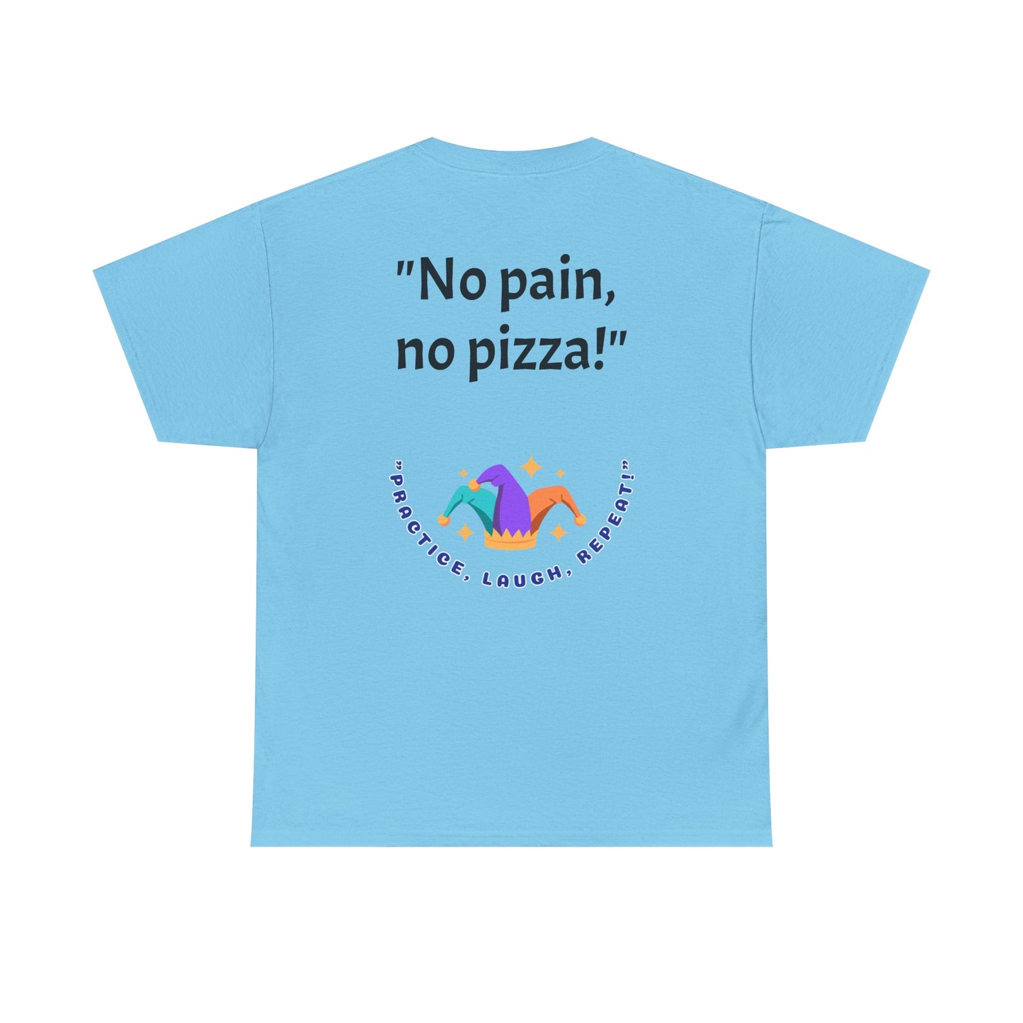 Funny Men's Polyester Tee, Humorous Graphic T-Shirt, Joke Tee, Sarcastic Shirt, Laugh Tshirt, Gift for Him - 'Practice, Laugh, Repeat'